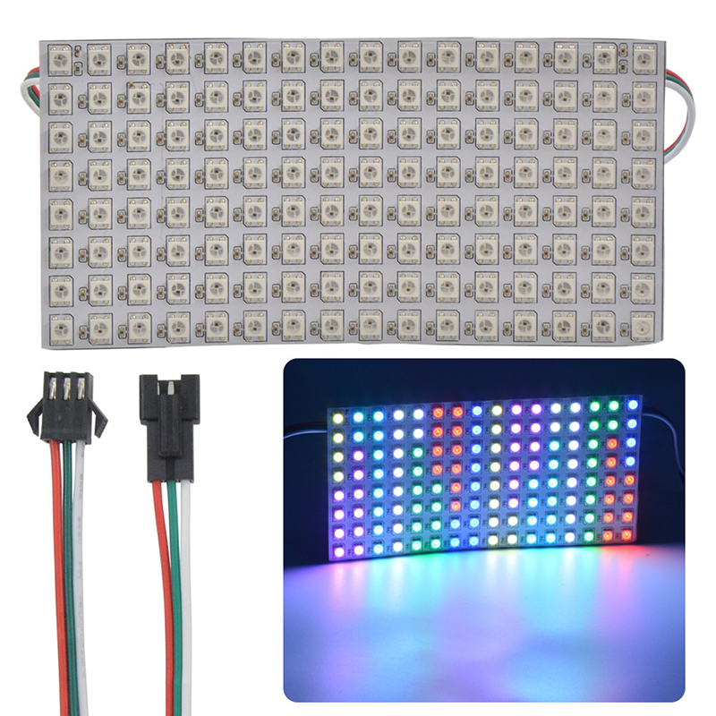 WS2812B 8x16 Neopixel Matrix 5050 RGB Individually Addressable LED Light WS2812B 8x16 Neopixel Matrix 5050 RGB Individually Addressable LED Light